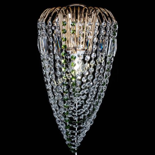 Бра Каскад Водоворот зеленая в Химках Гусь Хрустальный