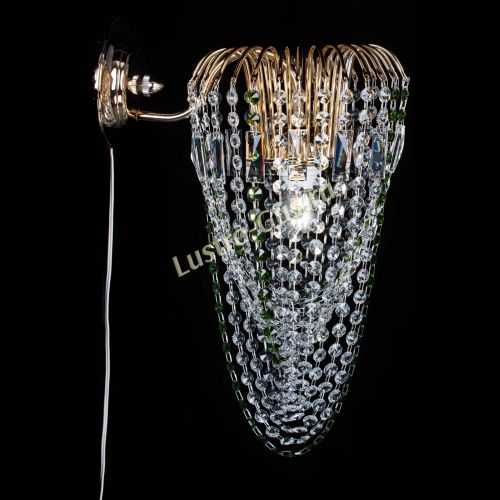 Бра Каскад Водоворот зеленая в Химках Гусь Хрустальный