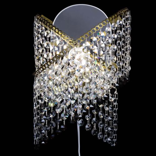 Бра Космея №1 черная под бронзу в Химках Гусь Хрустальный