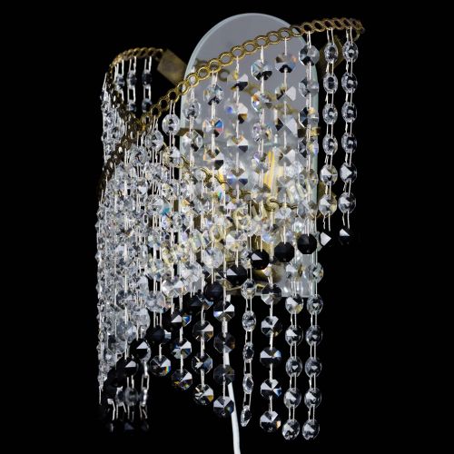 Бра Космея №1 черная под бронзу в Химках Гусь Хрустальный