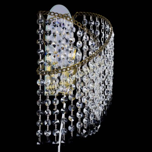 Бра Космея №1 черная под бронзу в Химках Гусь Хрустальный