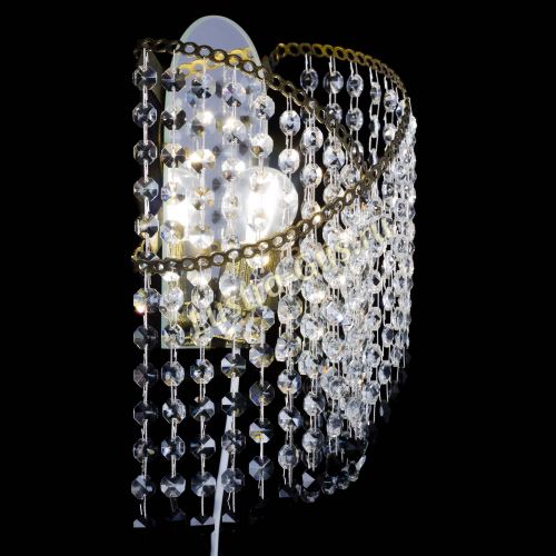 Бра Космея №1 черная под бронзу в Химках Гусь Хрустальный