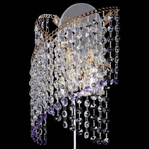 Бра Космея №1 фиолетовая в Химках Гусь Хрустальный
