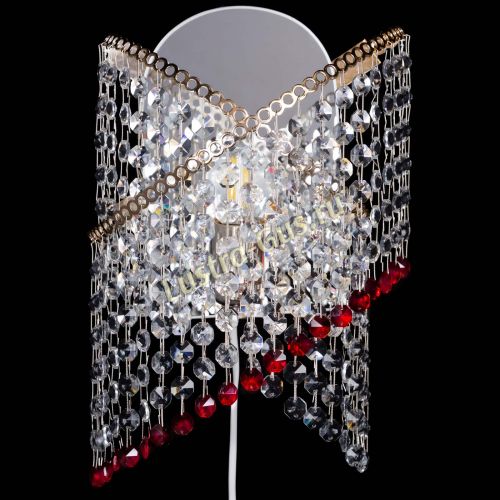 Бра Космея №1 красная в Химках Гусь Хрустальный