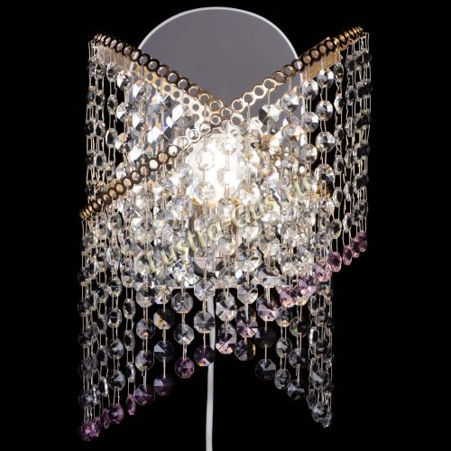 Бра Космея №1 розовая в Химках Гусь Хрустальный