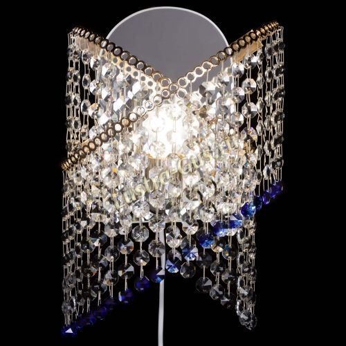 Бра Космея №1 синяя в Химках Гусь Хрустальный