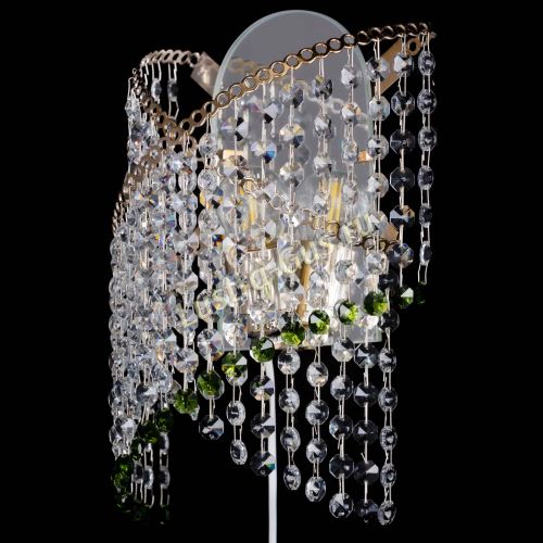 Бра Космея №1 зеленая в Химках Гусь Хрустальный