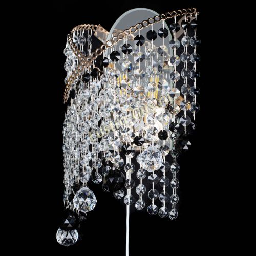 Бра Космея №3 черная в Химках Гусь Хрустальный