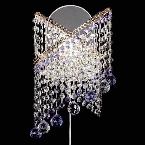 Бра Космея №3 фиолетовая в Химках Гусь Хрустальный