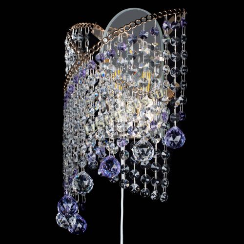 Бра Космея №3 фиолетовая в Химках Гусь Хрустальный