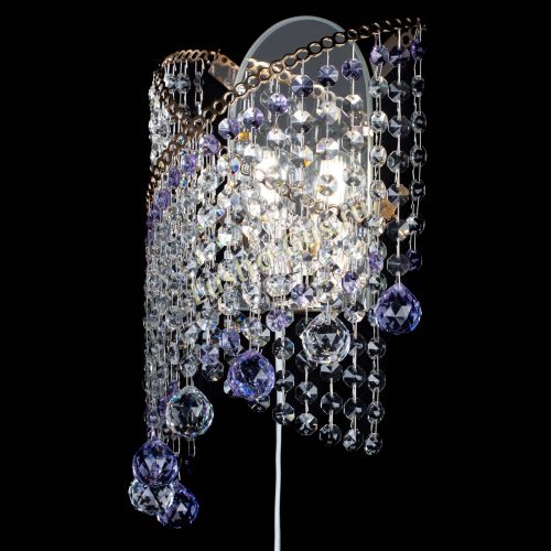 Бра Космея №3 фиолетовая в Химках Гусь Хрустальный