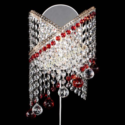 Бра Космея №3 красная в Химках Гусь Хрустальный