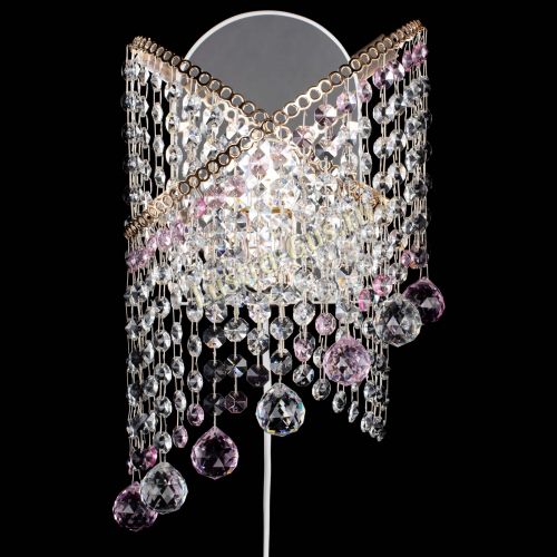 Бра Космея №3 розовая в Химках Гусь Хрустальный