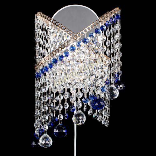 Бра Космея №3 синяя в Химках Гусь Хрустальный