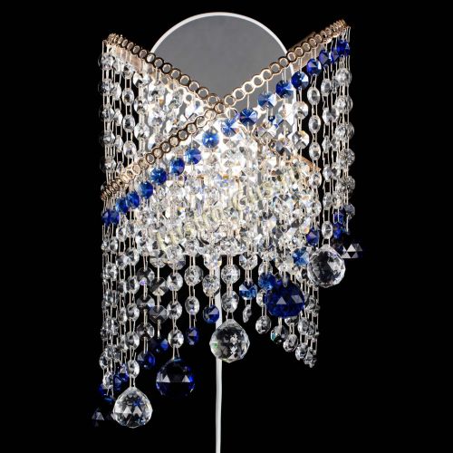 Бра Космея №3 синяя в Химках Гусь Хрустальный