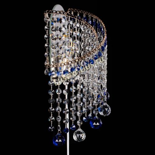 Бра Космея №3 синяя в Химках Гусь Хрустальный