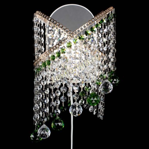 Бра Космея №3 зеленая в Химках Гусь Хрустальный