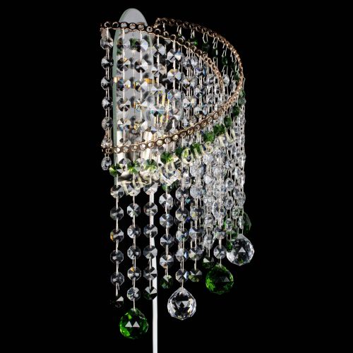 Бра Космея №3 зеленая в Химках Гусь Хрустальный