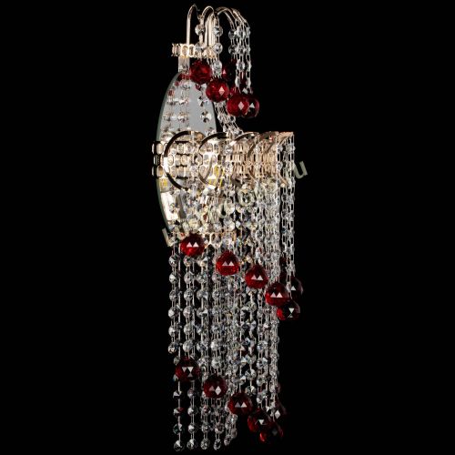 Бра Ника №5 красная в Химках Гусь Хрустальный