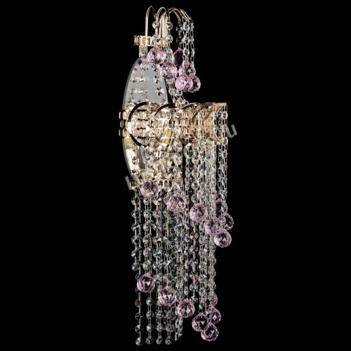 Бра Ника №5 розовая в Химках Гусь Хрустальный