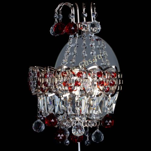 Бра Ника шар красная в Химках Гусь Хрустальный