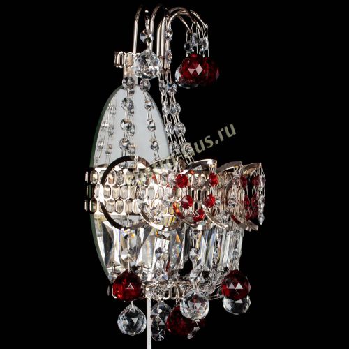Бра Ника шар красная в Химках Гусь Хрустальный