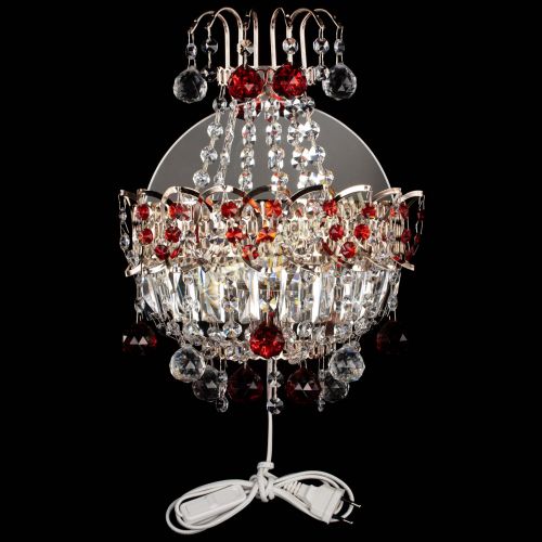 Бра Ника шар красная в Химках Гусь Хрустальный