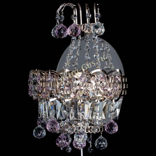 Бра Ника шар розовая в Химках Гусь Хрустальный