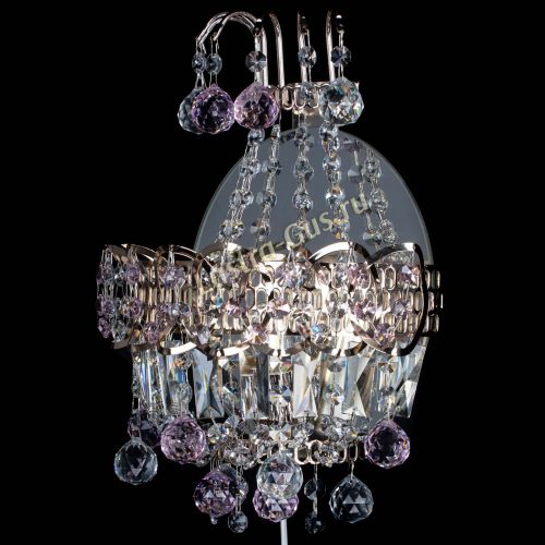 Бра Ника шар розовая в Химках Гусь Хрустальный