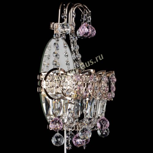 Бра Ника шар розовая в Химках Гусь Хрустальный