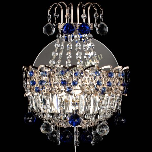 Бра Ника шар синяя в Химках Гусь Хрустальный