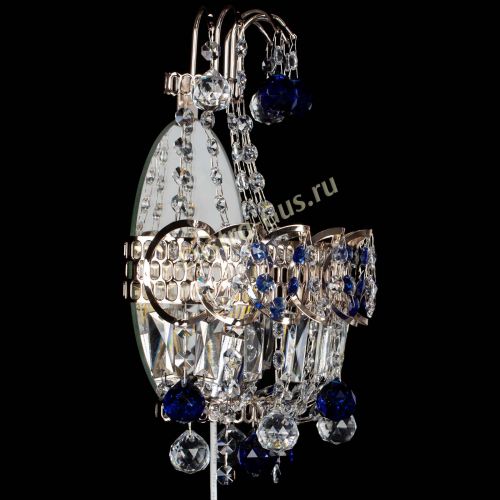 Бра Ника шар синяя в Химках Гусь Хрустальный