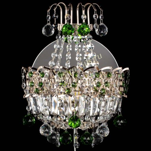 Бра Ника шар зеленая в Химках Гусь Хрустальный