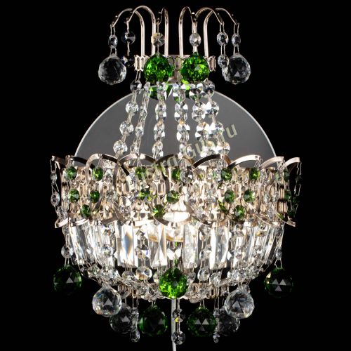 Бра Ника шар зеленая в Химках Гусь Хрустальный