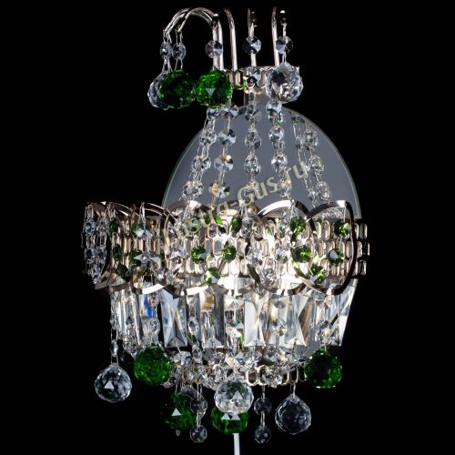 Бра Ника шар зеленая в Химках Гусь Хрустальный