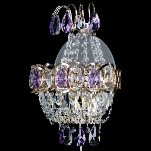 Бра Ника журавлик фиолетовая в Химках Гусь Хрустальный