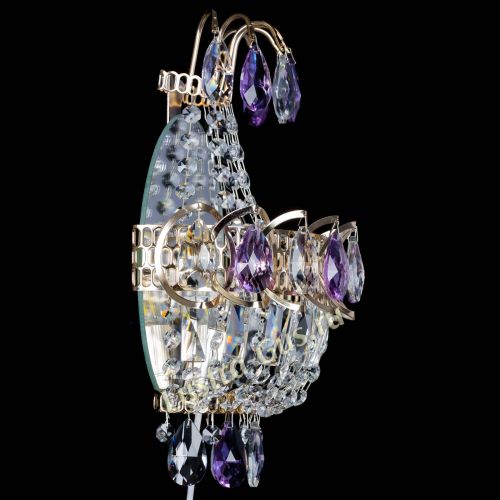 Бра Ника журавлик фиолетовая в Химках Гусь Хрустальный