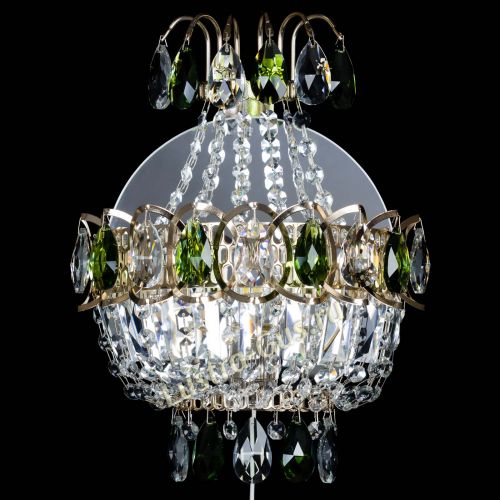 Бра Ника журавлик зеленая в Химках Гусь Хрустальный