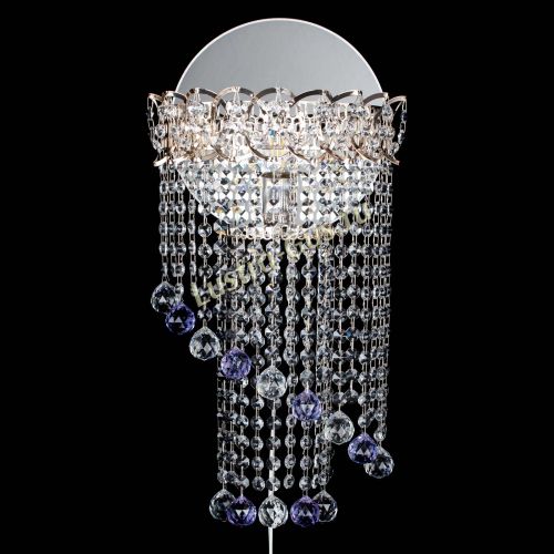 Бра Омега №1 фиолетовая в Химках Гусь Хрустальный