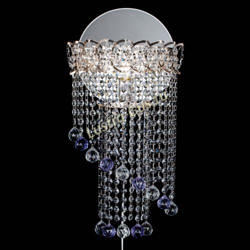 Бра Омега №1 фиолетовая в Химках Гусь Хрустальный