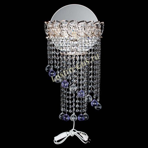 Бра Омега №1 фиолетовая в Химках Гусь Хрустальный