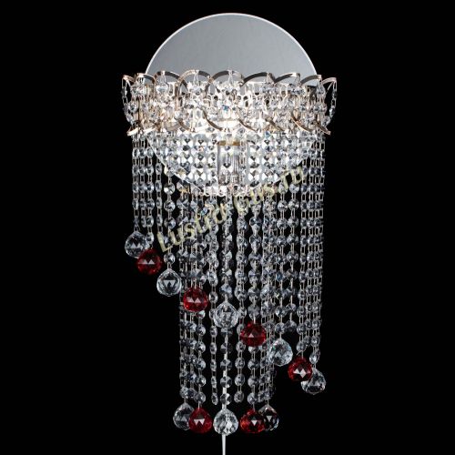 Бра Омега №1 красная в Химках Гусь Хрустальный