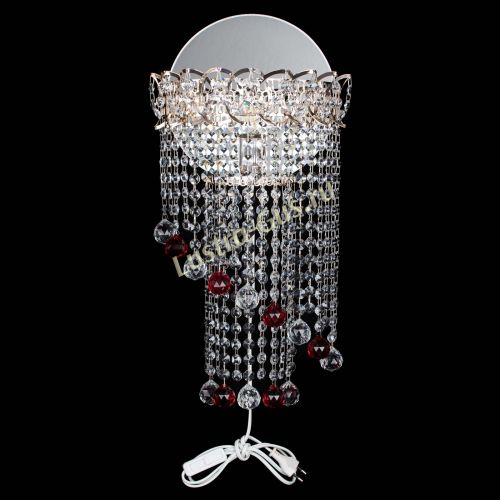 Бра Омега №1 красная в Химках Гусь Хрустальный