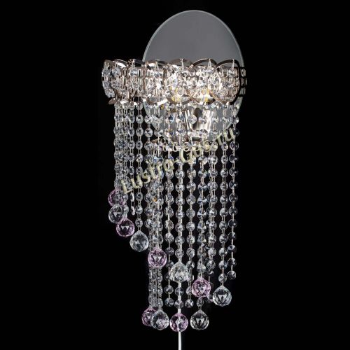 Бра Омега №1 розовая в Химках Гусь Хрустальный