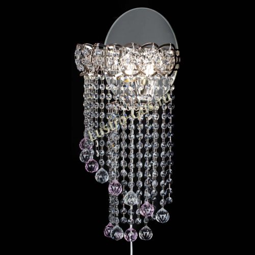 Бра Омега №1 розовая в Химках Гусь Хрустальный