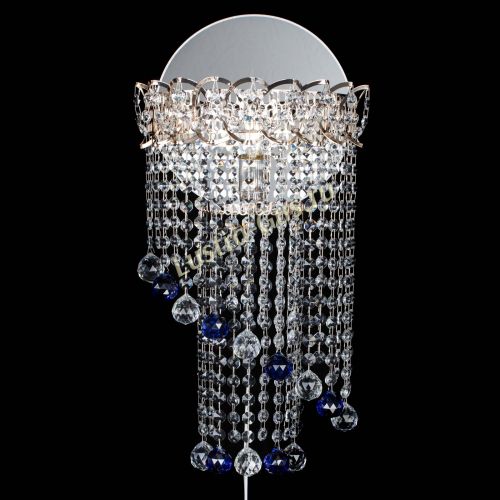 Бра Омега №1 синяя в Химках Гусь Хрустальный