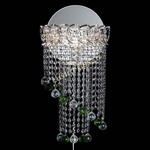 Бра Омега №1 зеленая в Химках Гусь Хрустальный