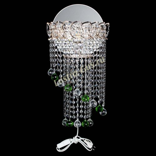 Бра Омега №1 зеленая в Химках Гусь Хрустальный