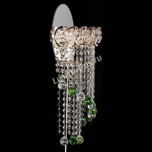 Бра Омега №1 зеленая в Химках Гусь Хрустальный