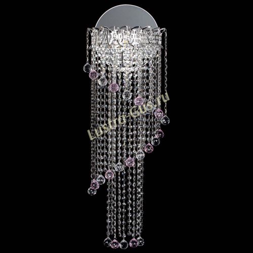 Бра Омега №3 розовая в Химках Гусь Хрустальный